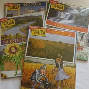8 Unused Highlights Which Way USA Activity Books Homeschool